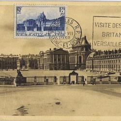 Carte-maximum France n&deg; 379 - Chateau de Versailles