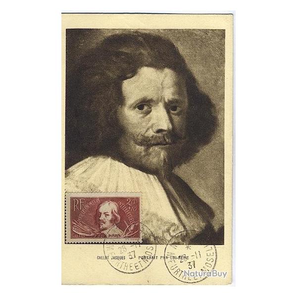 Carte-maximum France n� 330 - Jacques Callot