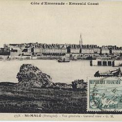 Carte-maximum France n&deg; 301 - La rivi&egrave;re bretonne