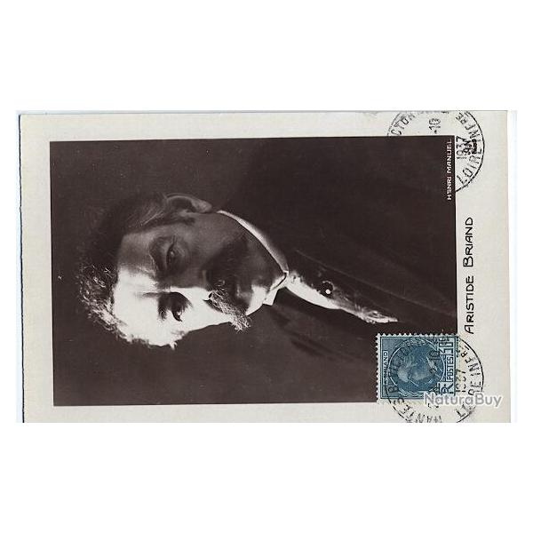 Carte-maximum France n� 291 - Aristide Briand