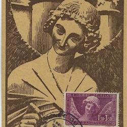 Carte-maximum France n&deg; 256 Reims - L'ange au sourire