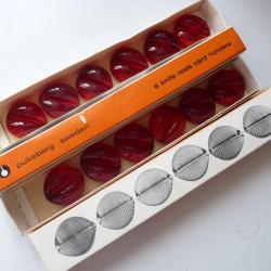 Douze porte-couteaux verre Design Su&eacute;dois Sweden Art de la table