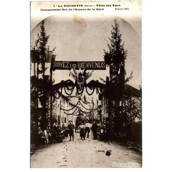 CPA La Rochette (Savoie) f�tes des Eaux