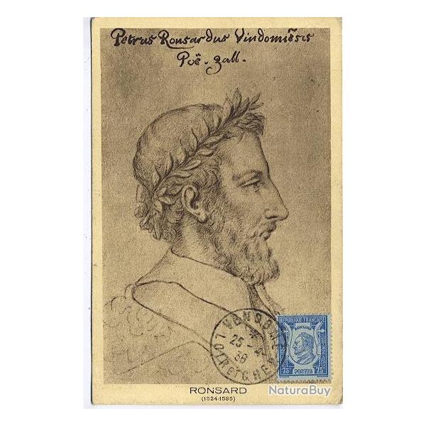 Carte-maximum France n� 209 - Ronsard