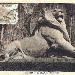 Carte-maximum France n° 230 Belfort - Le lion