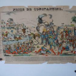 Gravure D'ÉPINAL Prise De Constantine