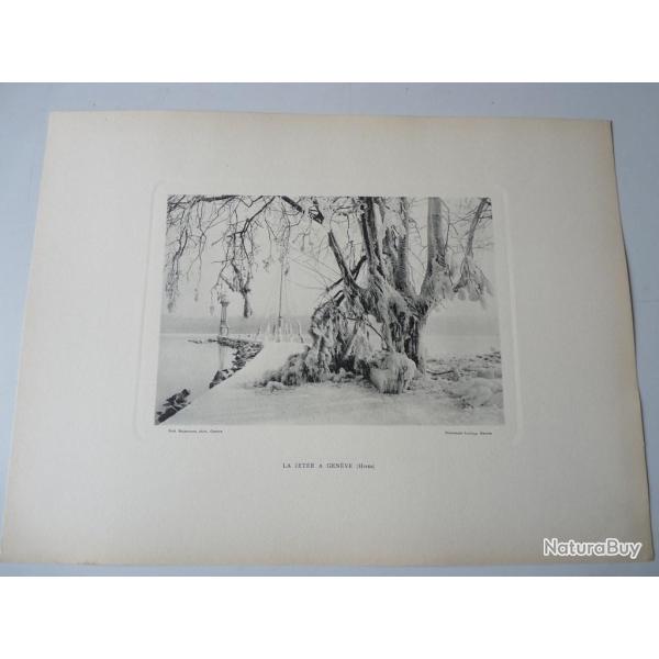 Photo Fred BOISSONNAS La Jet�e a Gen�ve Suisse