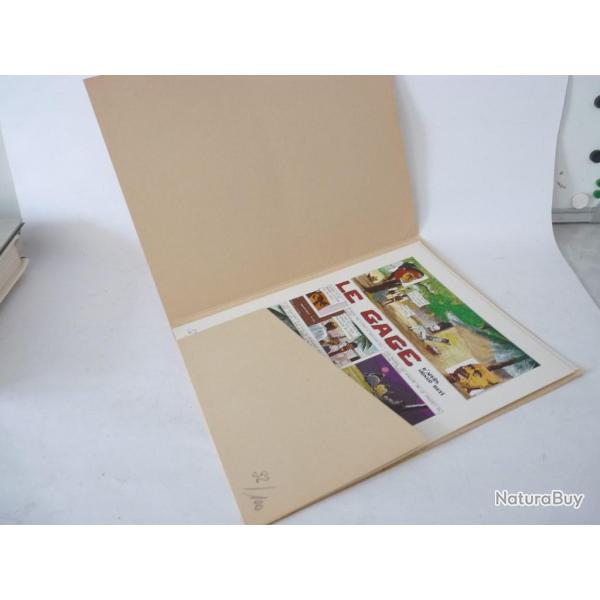 Bande dessin�e Le Gage d'apr�s Mongo Beti sign� Frascotti