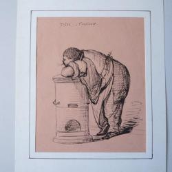 Dessin a la plume  Dolce Farniente