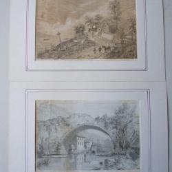 Deux dessins originaux au crayon
