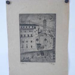 Gravure  Florence  1949