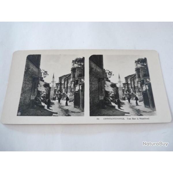 Photos st�r�o Constantinople - Une Rue � Stamboul