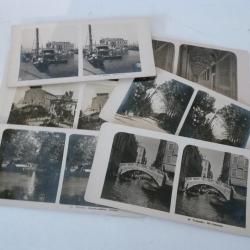 Ensemble ( 10 ) photos stéréo Italie