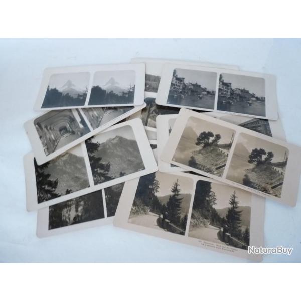 Ensemble ( 14 ) photos st�r�o Suisse