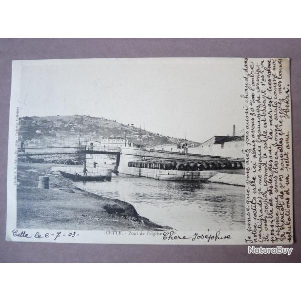 CPA 34 Cette - Pont de l'Eglise