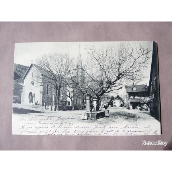 CPA 74 Monnetier - La Place