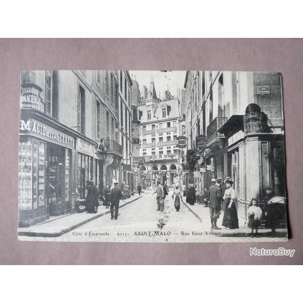 CPA 35 Saint-Malo - Rue Saint-Vincent
