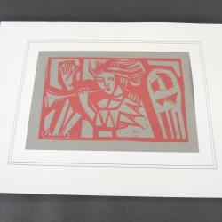 Bois Grav&eacute; original dessin de No&euml;l C.Claude