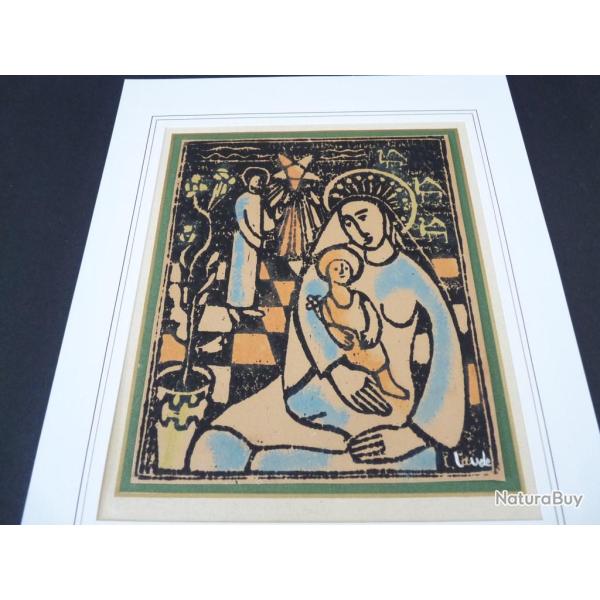 Bois Grav� original dessin de No�l C.Claude