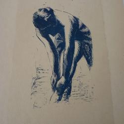 Gravure sur bois Yvonne Heilbronner 1926