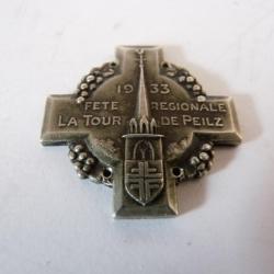 Insigne Gymnastique Suisse La Tour De Peilz 1933