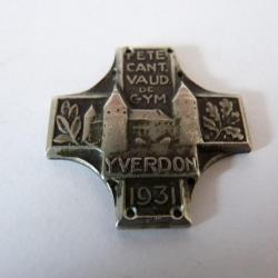 Insigne Gymnastique Suisse Yverdon 1931