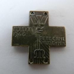 Insigne Gymnastique Suisse Moudon 1946