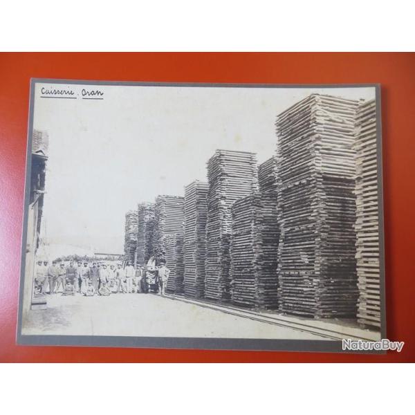 Photo Soci�t� Fran�aise d'Exploitations Foresti�res Oran Alg�rie 1913