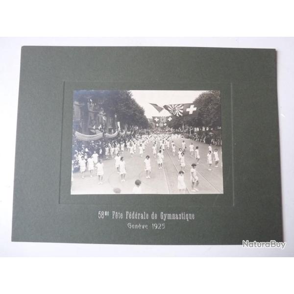 Photo 58me F�t� F�d�rale de Gymnastique Gen�ve 1925