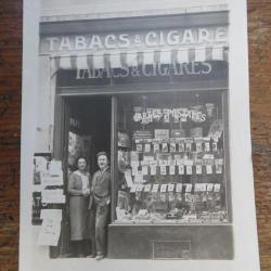 Carte photo magasin Tabacs & Cigares Papeterie Genève Suisse