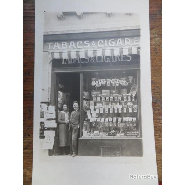 Carte photo magasin Tabacs & Cigares Papeterie Gen�ve Suisse