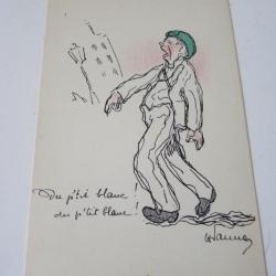 CPA illustr&eacute;e Suisse  Du p'tit blanc! du p'tit blanc!