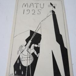 CPA Suisse Matu 1925 &eacute;tudiants Suisse Carte Postale