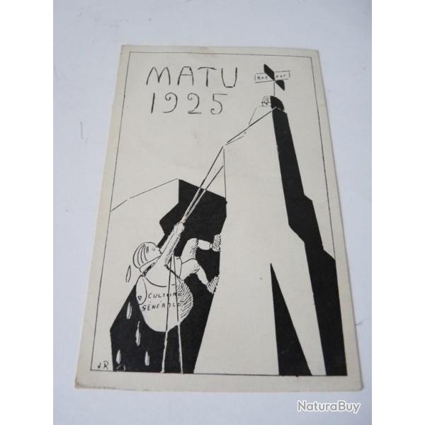 CPA Suisse Matu 1925 �tudiants Suisse Carte Postale