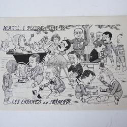 CPA Suisse Matu Les Enfants de Minerve 1917-18 Carte Postale