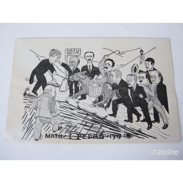 CPA Suisse Matu I Pedag. 1917-18 Carte Postale