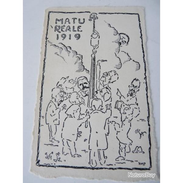 CPA Suisse Matu R�ale  1919 Carte Postale