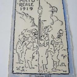 CPA Suisse Matu R&eacute;ale Banquet 1919 Carte Postale