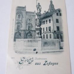 CPA Suisse Gruss aus Zofingen Thutbrunnen Carte Postale