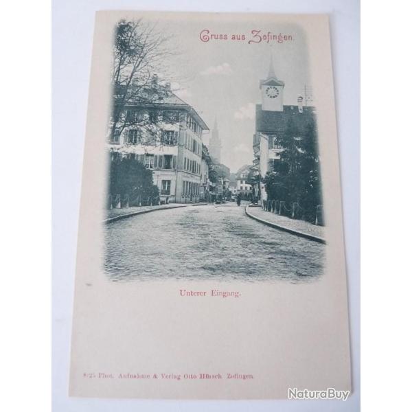CPA Suisse Gruss aus Zofingen Unterer Eingang Carte Postale