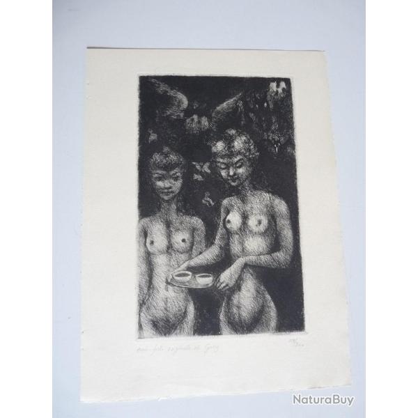 Gravure eau-forte douard Goerg estampes