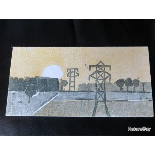 Gravure sur bois Martin Thnen