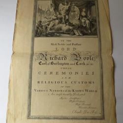 Gravure original  Lord Richard Bonse, Claude Du Bose