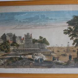 Gravure XIXe siècle Maison de Plaisance Constantinople