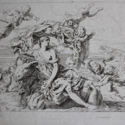 Gravure Péquégnot d'après Guido Réni XIXe siècle