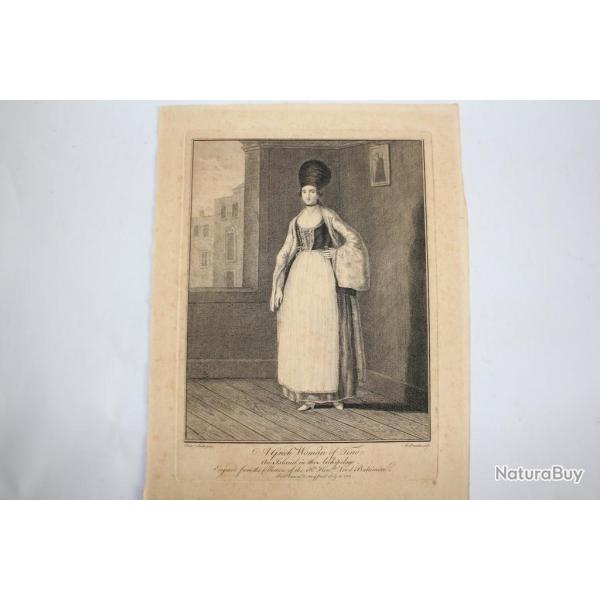 Gravure turque XVIIIe sicle A Greek Woman of Fino