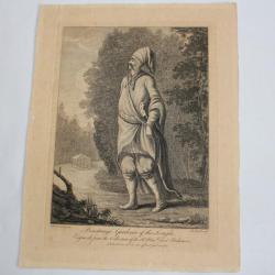 Gravure turque XVIIIe siècle Boustangi Gardener of the Seraglio