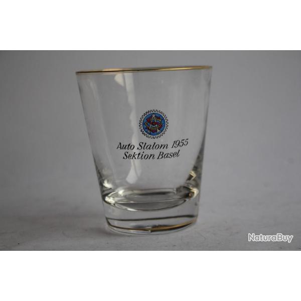 Verre Automobile Club Suisse ACS Auto Slalom 1955 Sektion Basel