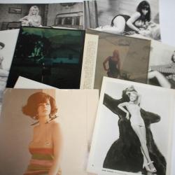 Lot 8 photos femmes Actrices Pin-up