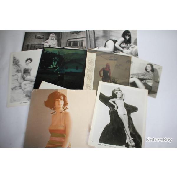 Lot 8 photos femmes Actrices Pin-up